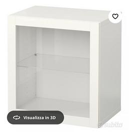 Pensile Ikea “Besta” con anta in vetro