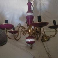 Lampadario antico in Limoges anni 50"