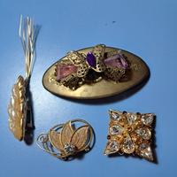 Spille e fermaglio da collezione 