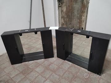 Coppia Mobili Bagno sospesi specchio/mensole/luci 