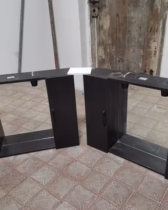 Coppia Mobili Bagno sospesi specchio/mensole/luci 