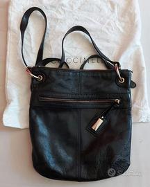 Coccinelle - Borsa a tracolla nera-H28cm x L25cm