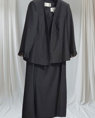 Completo donna elegante cerimonia tubino e giacca 