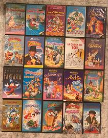 20 Videocassette originali film disney