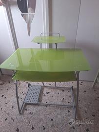 scrivania con ruote 