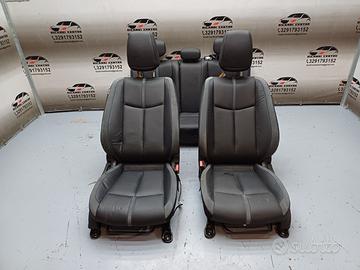 Set sedili in pelle cucitura blu nissan leaf ii 20