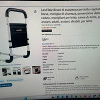 maniglioni per letto