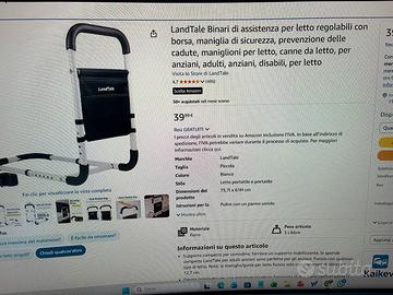 maniglioni per letto