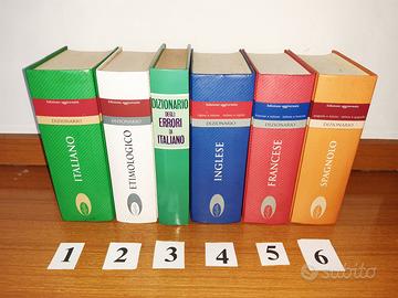 Dizionari Italiano, Inglese, Francese, Spagnolo