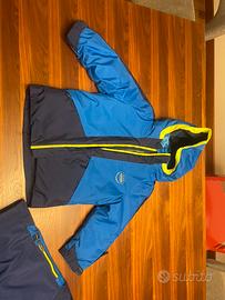 Tuta sci bambino 580 azzurra