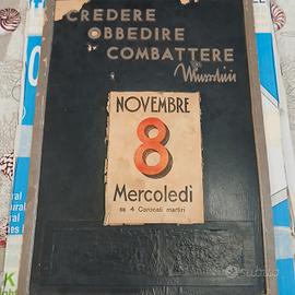 Calendario anni 30 