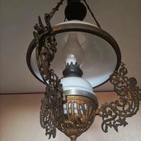 Antico lampadario stile Liberty