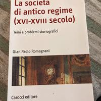 La società di antico regime di G. P. Romagnoli