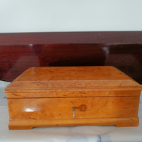 Scrigno portagioie legno Made in USSR antico