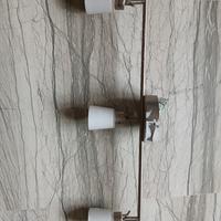 LAMPADARIO 3 FARETTI con lampadine 