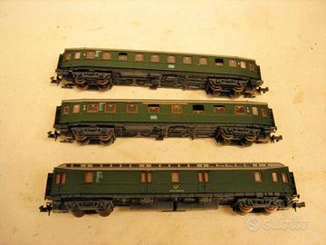 ROCO 3 VAGONI  ANTICHI DB  scala N