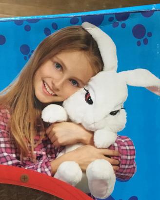 Pupazzo coniglio animato per bambini