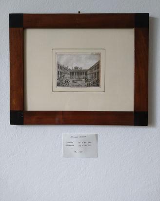 quadro con stampa della dogana di verona