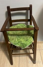 Seggiolino in legno