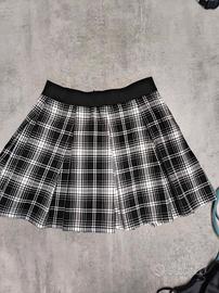 Gonna con quadretti TAGLIA UNICA