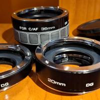 set TUBI prolunga KENKO per macro attacco Canon EF
