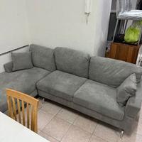 Divano ellen 250x160 in stoffa grigio