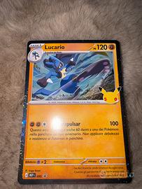 LUCARIO HOLO 30 anniversario pokémon MEP 095 - ITA