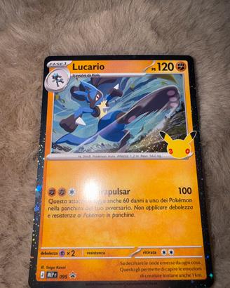 LUCARIO HOLO 30 anniversario pokémon MEP 095 - ITA
