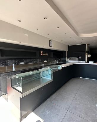 Bancone Bar ORION con vani e cassetti refrigerati