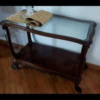 Armadio antico+armadio specchiato+carrello+quadri