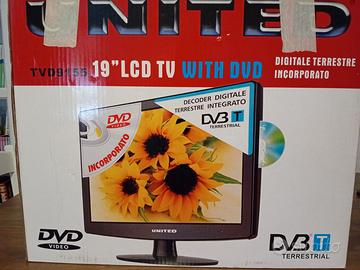 Tv 19 pollici con lettore DVD integrato