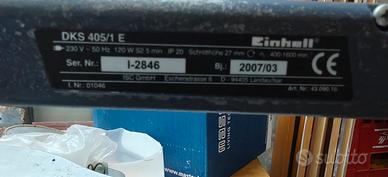 SEGHETTO DA TRAFORO EINHELL DKS 405/1-E
