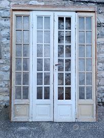 Grande porta a 4 ante stile inglese primi 900
