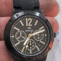 orologio Prince cronografo quarzo nuovo completo