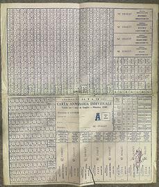 CARTA ANNONARIA PROV. DI VARESE - ANNO 1948