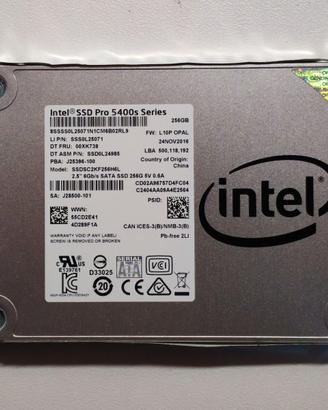 INTEL PRO 5400s SATA III SSD 256 GB - 91%
