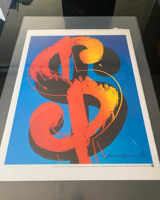 Andy Warhol dollar 1998 poster