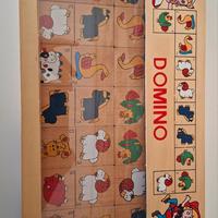 Gioco in legno domino