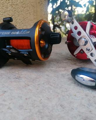 Mulinelli rotanti surfcasting Penn e abu