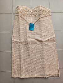 Pareo/asciugamano donna LINEA ORO nido d'ape 