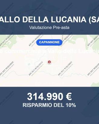 Immobile in asta di 3000 m² a Vallo della Lucania