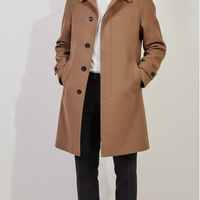 Cappotto lungo vintage cammello