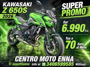 Kawasaki Z 650 S PROMO & Z 500 - 2026 Intera Gamma