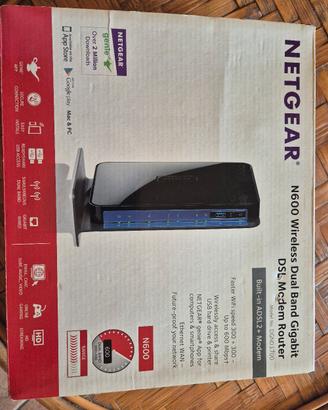 Netgear N600 wireless modem router