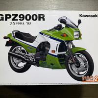 Kawasaki GPZ900R 1/12 aoshima + decal top gun