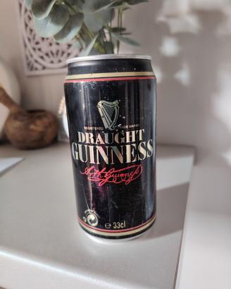 Lattina Birra Draught Guinness piena 33 CL
