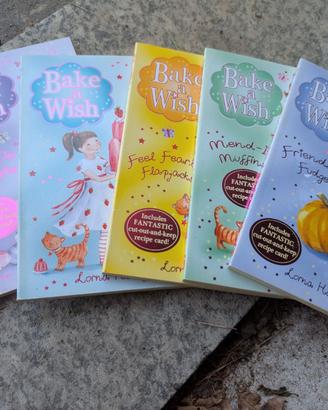 Lotto 5 Libri in Inglese Bambini "Bake a Wish"