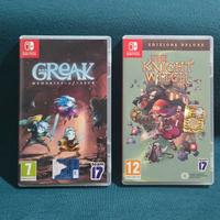 Greak + The Knight Witch Switch Nintendo Coppia
