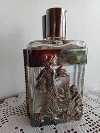 Porta profumo Liberty vintage con bottiglie vetro