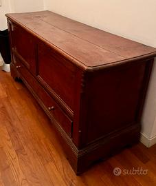 Cassapanca in legno vintage